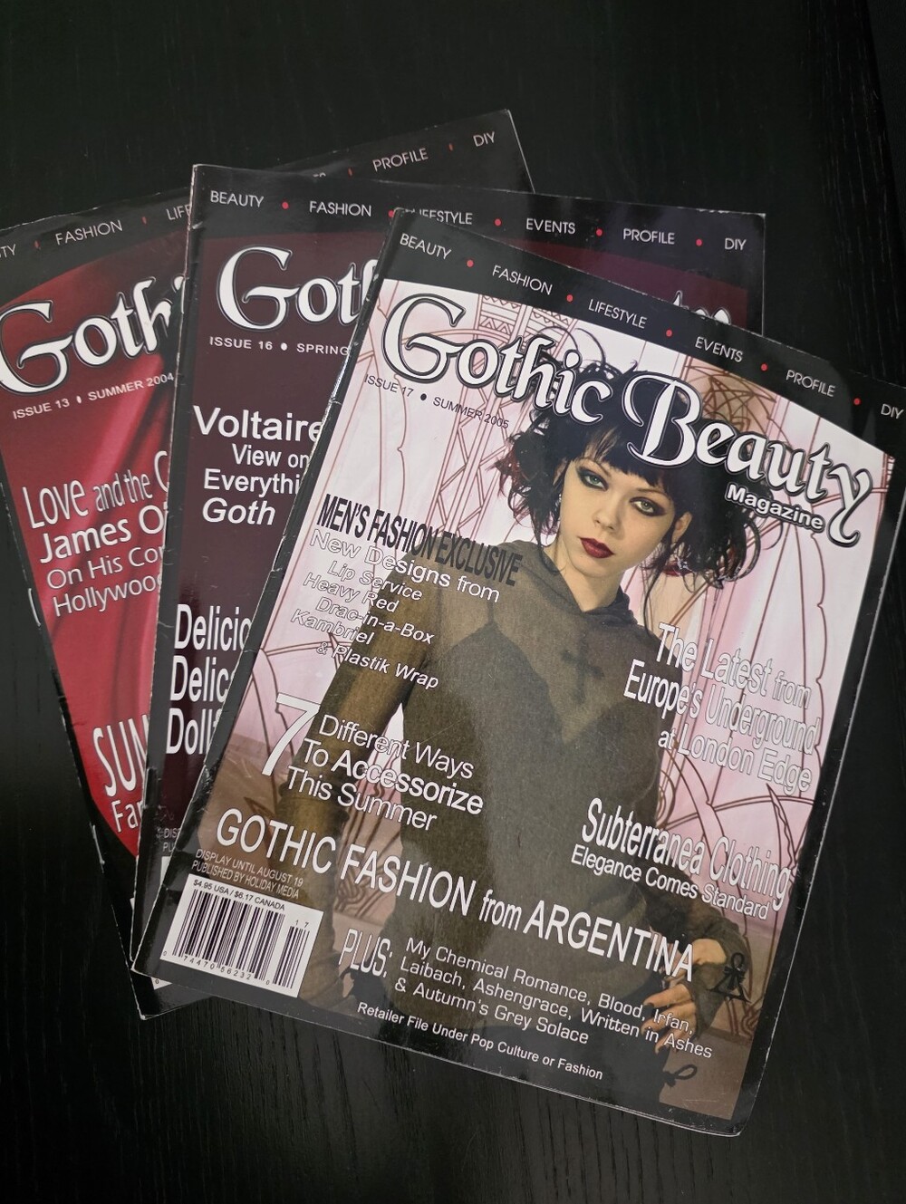 Gothic Beauty Magazine Y2K Lot